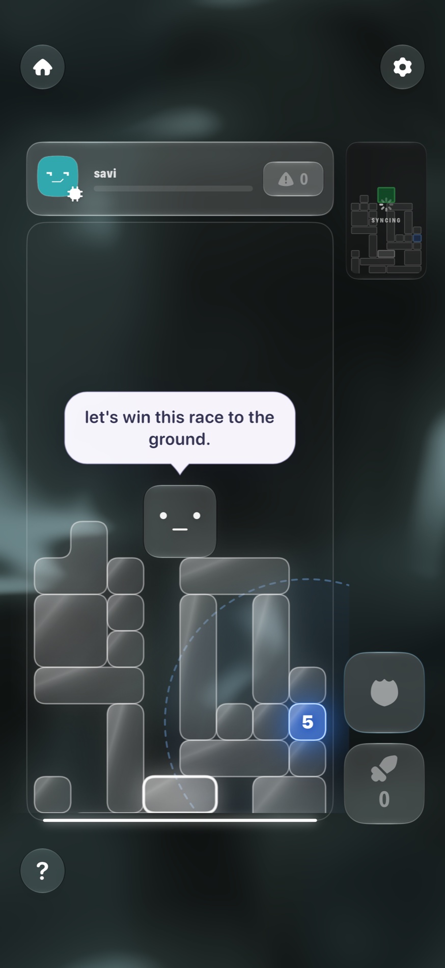 An Online Rival race with the opponent board visible