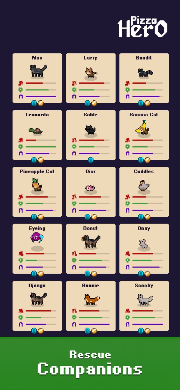 Pizza Hero screenshot rescue companions thumbnail